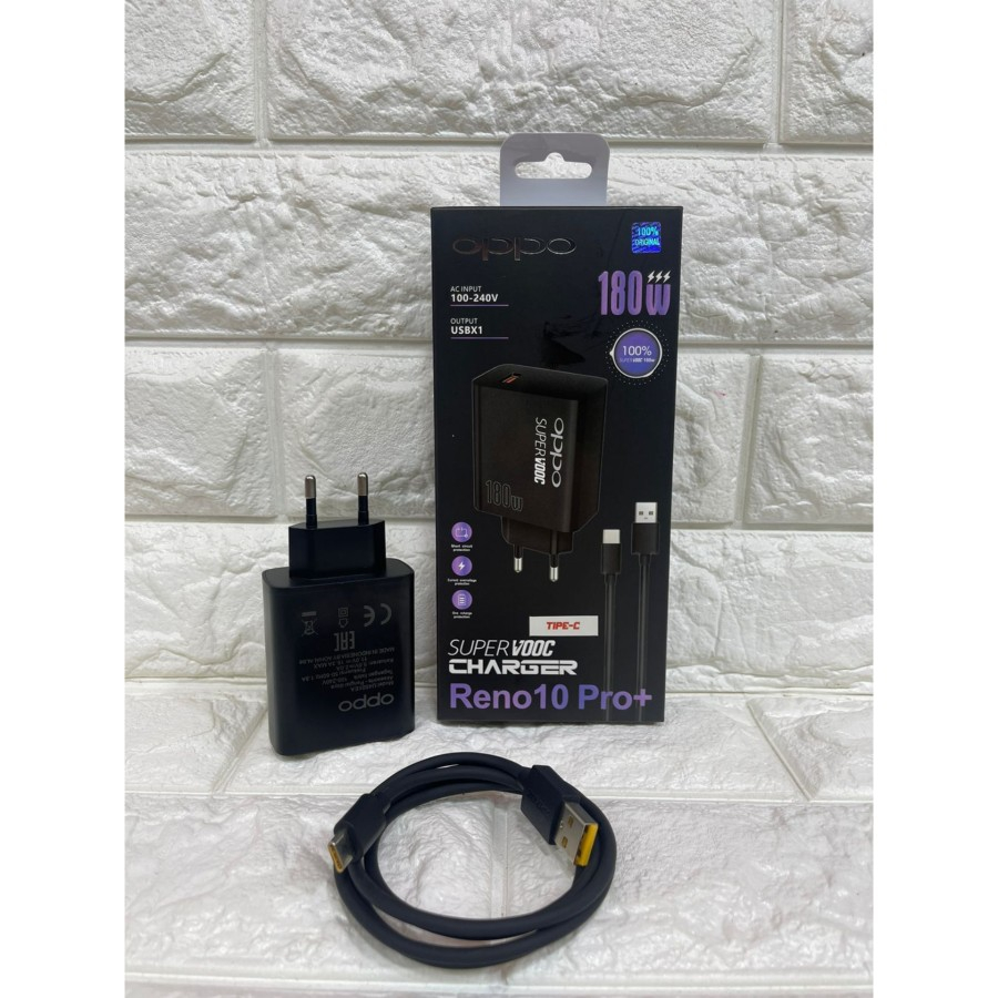 Jual FG STORE CHARGER OPPO RENO 10 PRO+ PLUS 180W SUPPORT FAST CHARGING