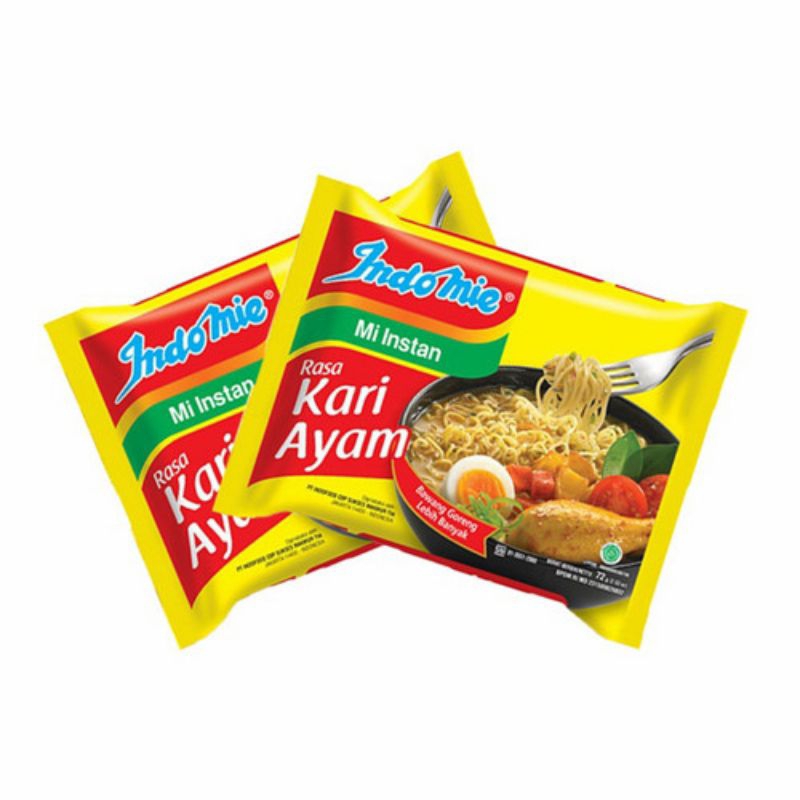 Jual Mie Instan Indomie Kari Ayam 5 Bungkus Shopee Indonesia