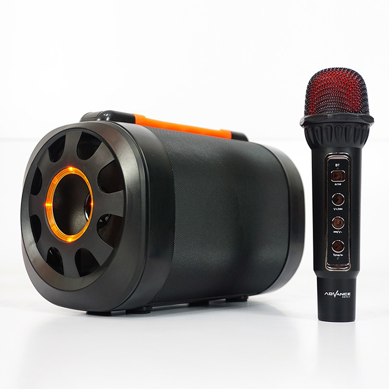 Jual Speaker Bluetooth Bass Besar Karaoke Portable Wireless Mic