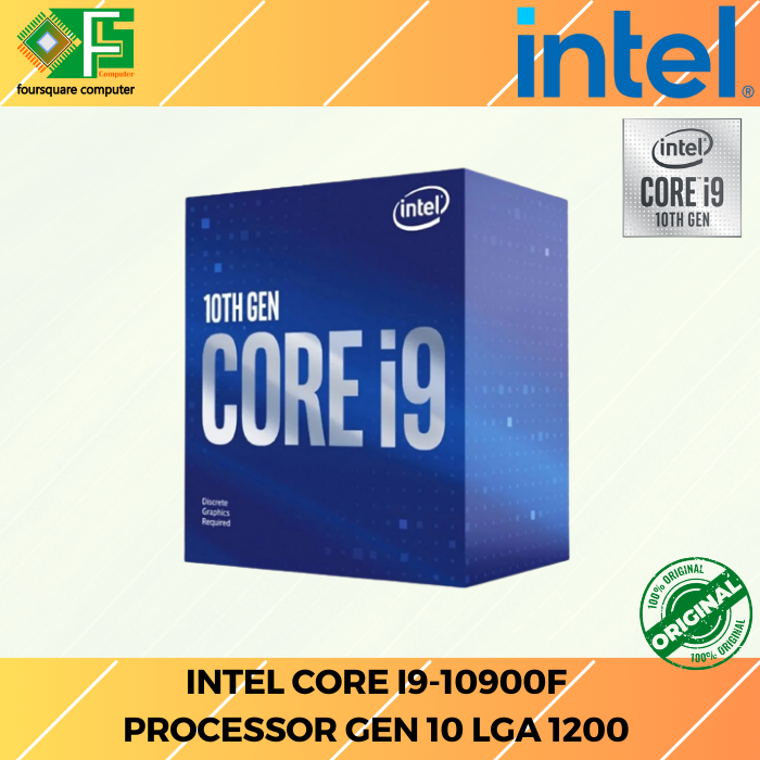 Intel Core I9-10900F Desktop Processor 10 Cores Up To GHz Without  Processor Graphics LGA 1200 (Intel 400 Series Chipset) 65W1