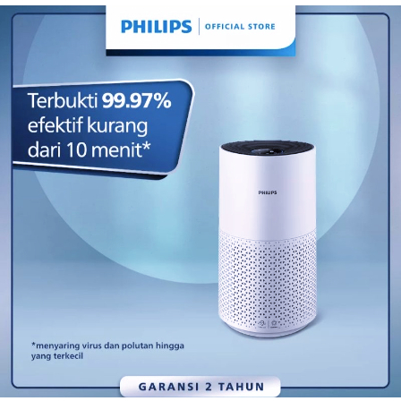 Jual PHILIPS AC1715 Smart Sensing Air Purifier 1000I NanoProtectHEPA ...