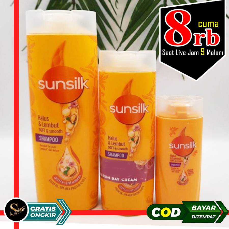 Jual Shampo Rambut Sunsilk Kuning Halus dan Lembut Kemasan Kecil dan ...