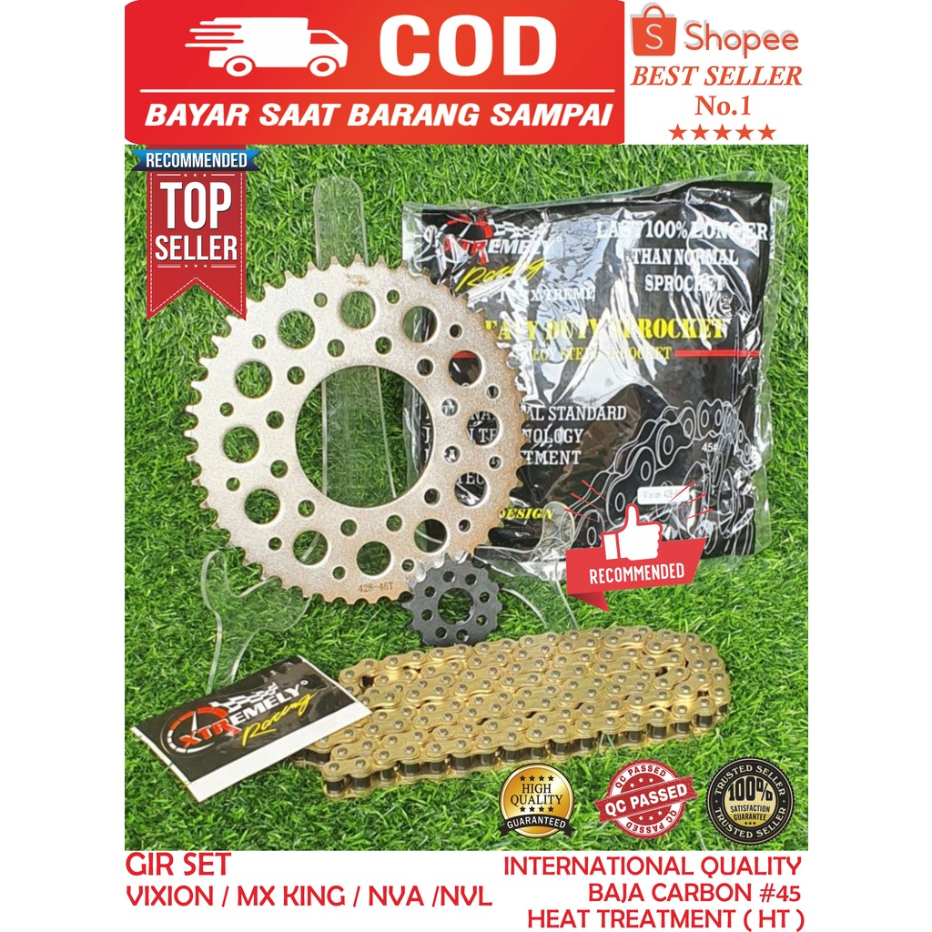 Jual GIR SET ( GEAR SET ) VIXION BYSON MXKING R15V2 XABRE R15 XTREME