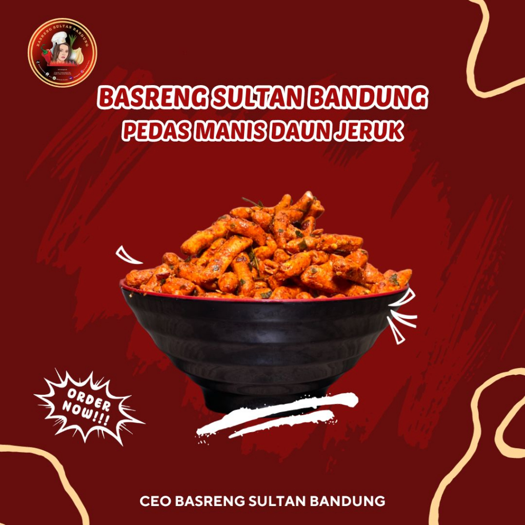 Basreng Pedas Manis Daun Jeruk - 1KG