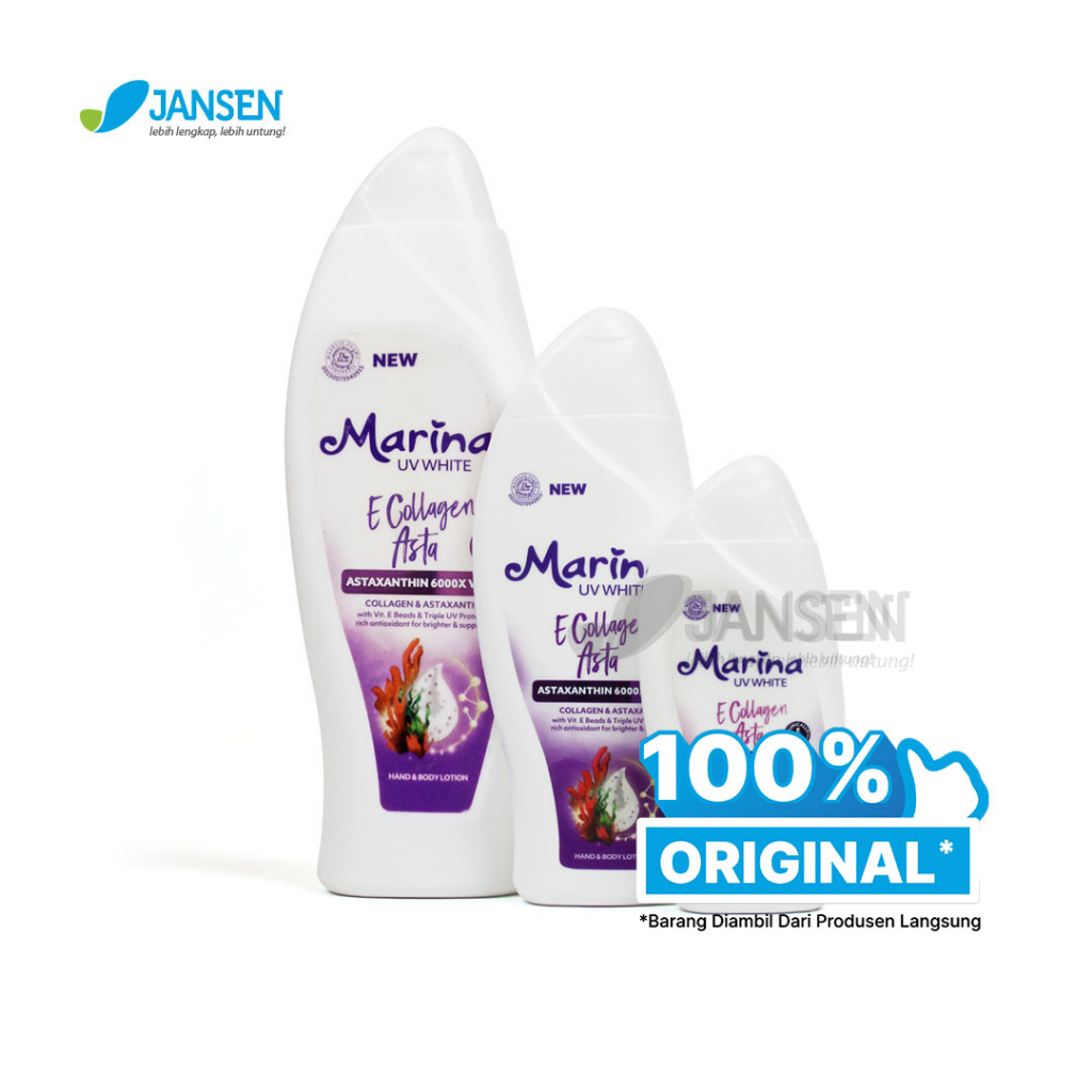 Jual Marina ECollagen Asta Hand Body Lotion 460ml 185ml 92ml
