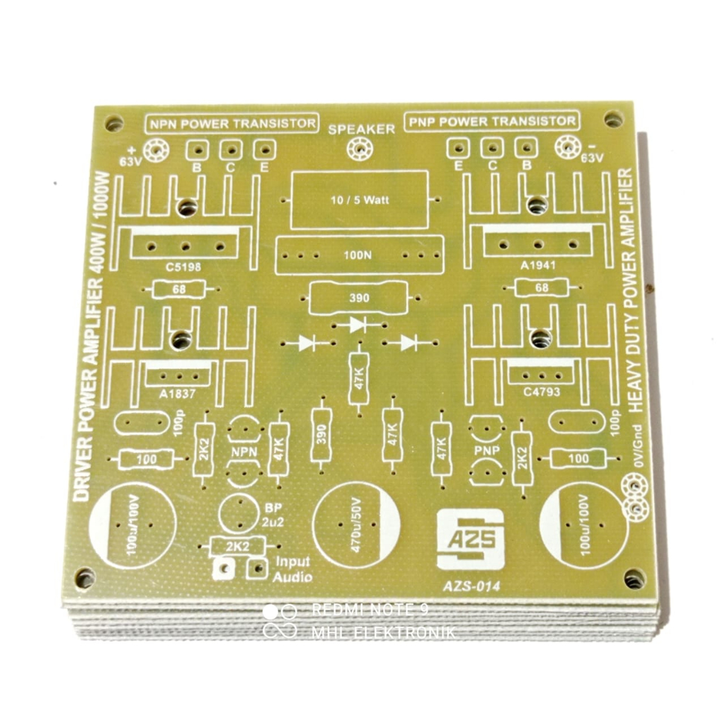 Jual PCB Power 2 Tingkat DTK 400W-1000W Simetris Fiber FR4 | Shopee
