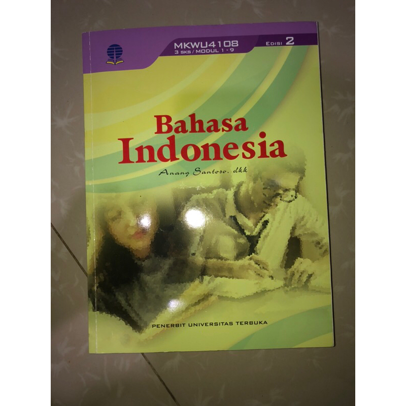 Jual MODUL UNIVERSITAS TERBUKA - BAHASA INDONESIA (MKWU4108 / 3 SKS ...