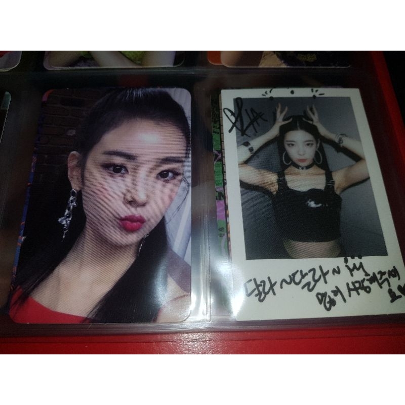 ITZY IT'z ICY Mini Album Photocard Set - 5 Self-Made Autograph Photo Cards - KPOP