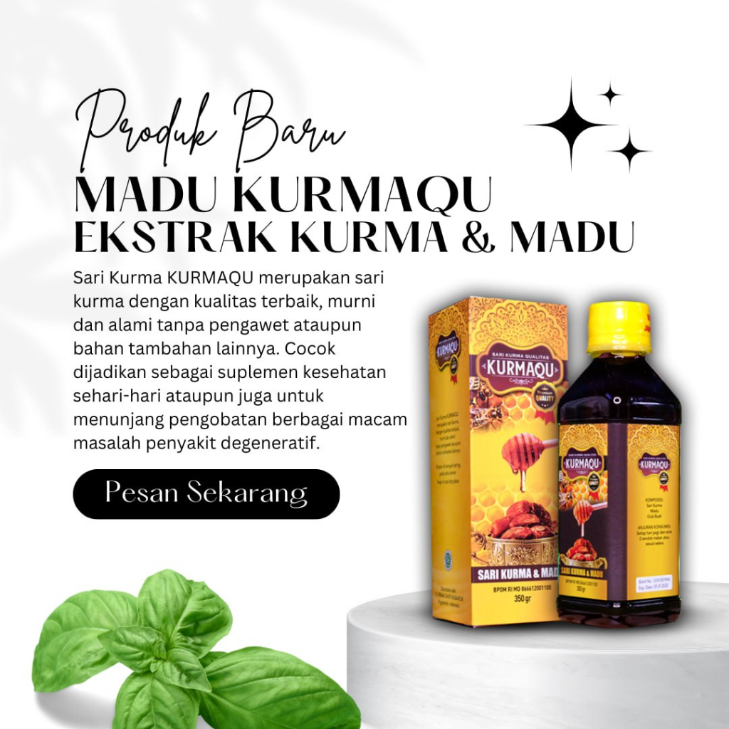 Jual Madu Kurmaqu Ekstrak Sari Kurma Dan Madu Asli Vitamin Herbal