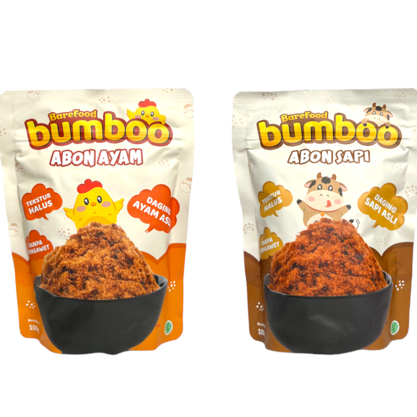 Jual BAREFOOD BUMBO - Abon Mpasi Rasa Ayam dan Sapi Non MSG 100g ...