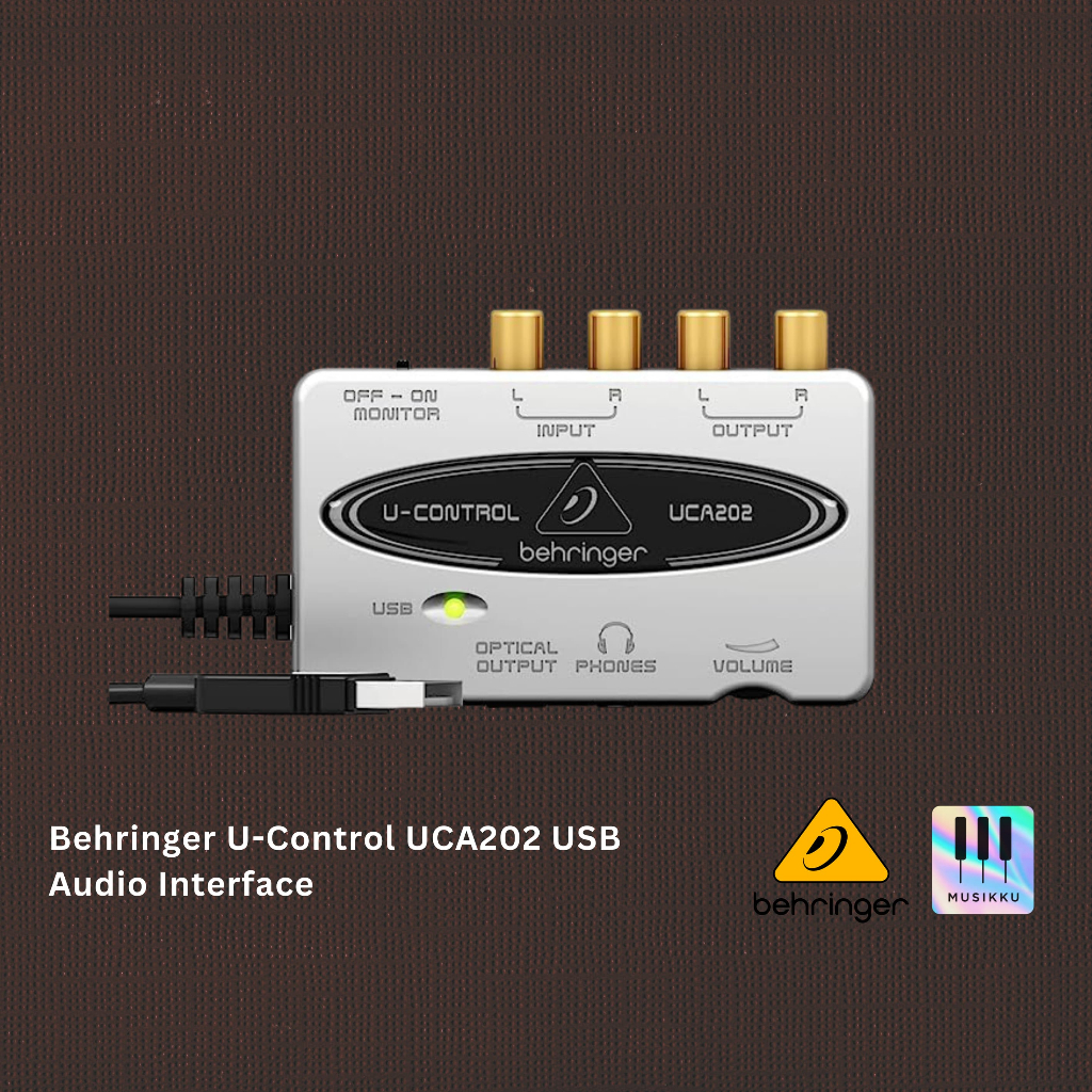 Jual Behringer UCA202 UltraLow Latency 2 In/2 Out USB/Audio Interface