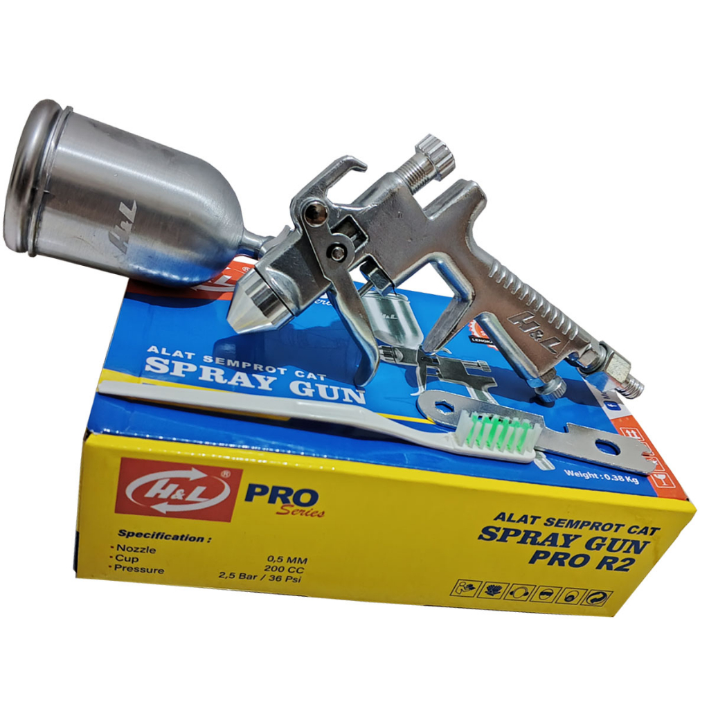 Kota Paint Spray Gun LVLP 1.3mm/1.4mm Nozzle with Aluminum Cup 1.4mm