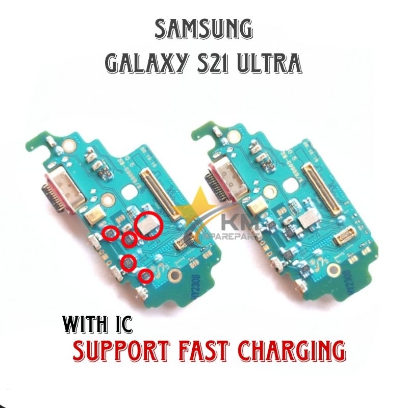 Jual Konektor Charger Samsung S21 Ultra Original Pcb Board Usb Papan