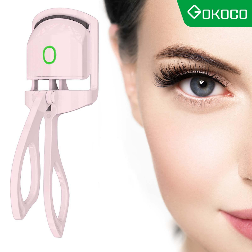 Jual Gokoco Wireless Electric Eyelash Curler Big Eye Curling Long Lasting Hold Penjepit Bulu