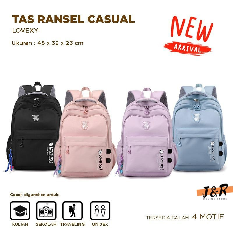 Jual Tas Ransel Unisex Import LoveXY | Shopee Indonesia