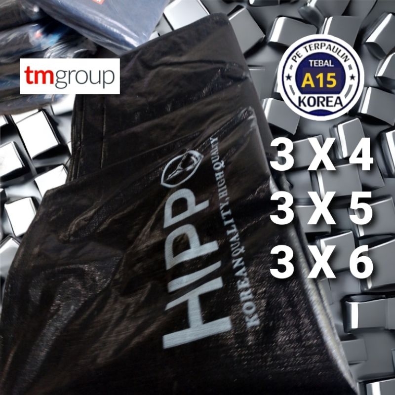 Jual Terpal Hitam Tebal A Korea X X X Tenda Terop Murah Waterproof Shopee Indonesia