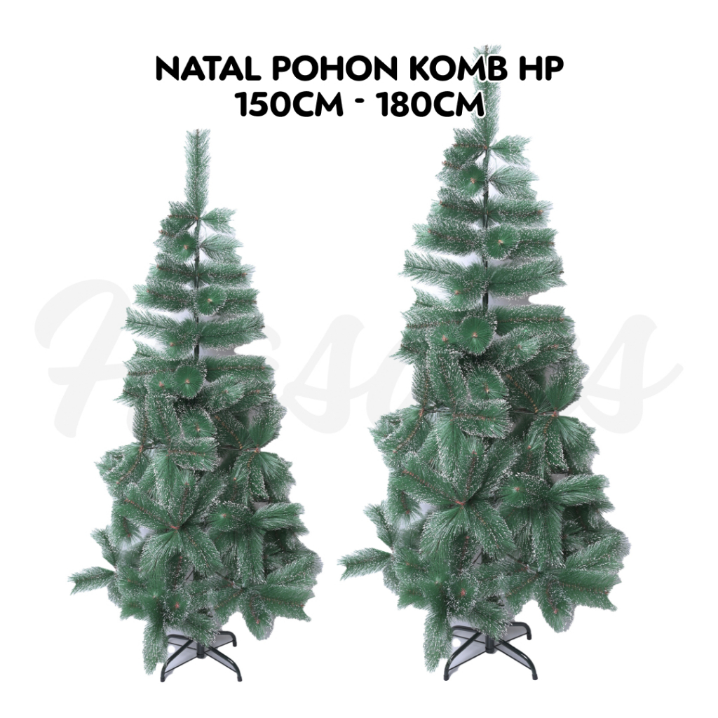 Jual [150 180 210 Cm] Pohon Natal Christmas Tree Ukuran 150 - 210 Cm