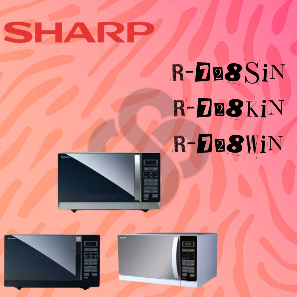 Jual Sharp Microwave Oven R728 25 Liter Shopee Indonesia