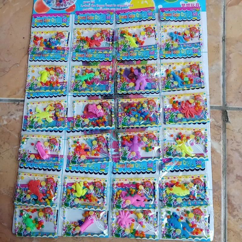 Jual Mainan Anak Rendaman 1 Lembar Isi (24pcs) | Shopee Indonesia