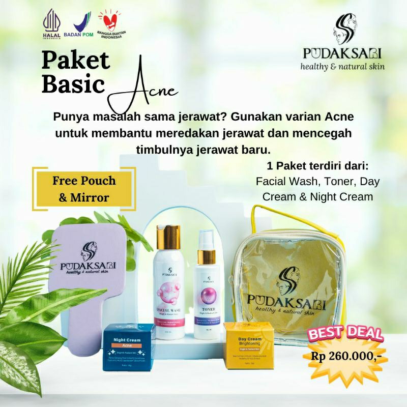 Pudak Sari Skincare Untuk Flek Hitam