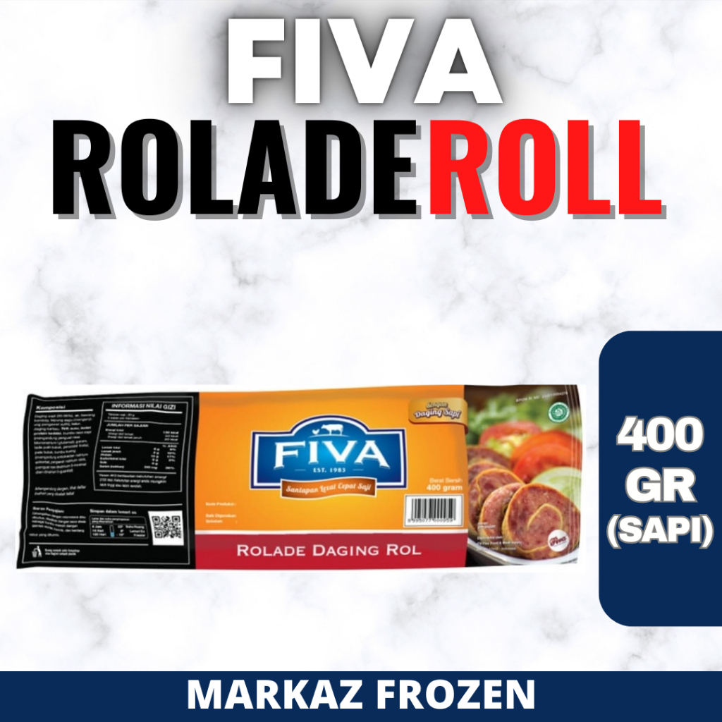 Jual FIVA ROLADE DAGING (ROLL 400GR) | Shopee Indonesia