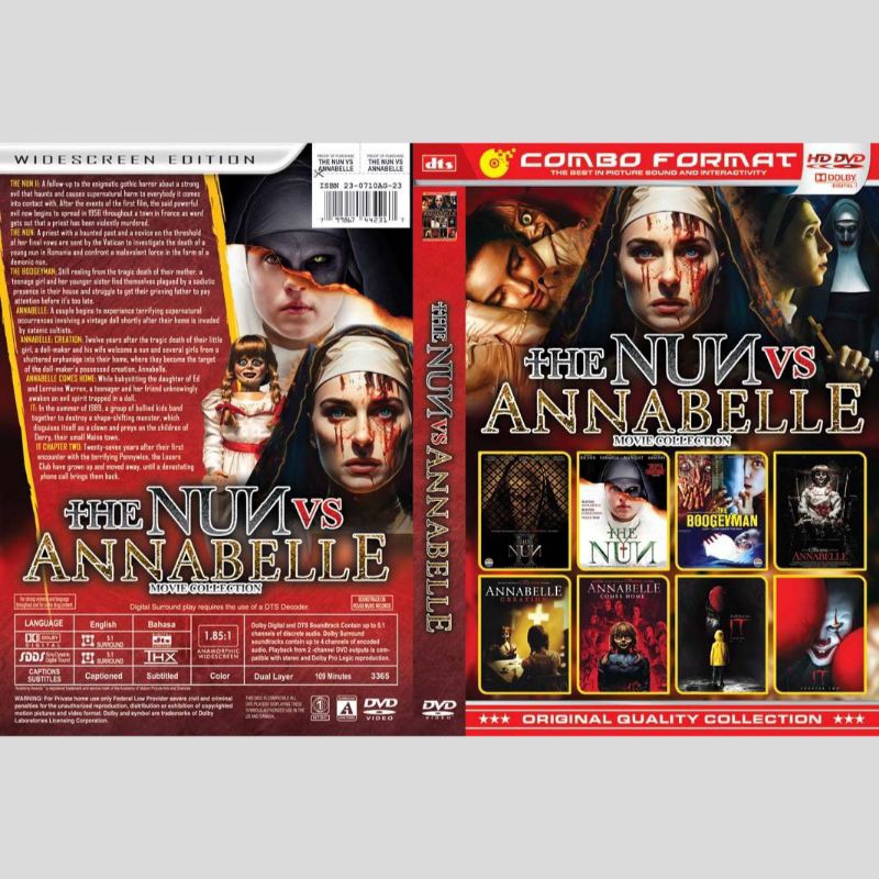 Jual Kaset Koleksi Film The Nun Vs Annabelle | Shopee Indonesia