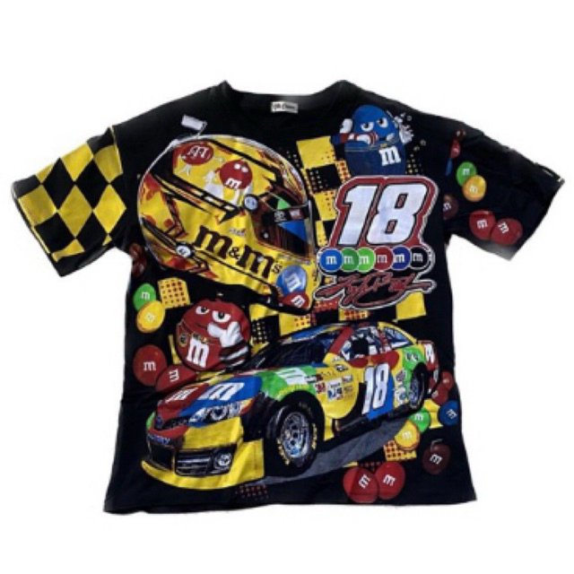 T-shirt NASCAR Delta Tour 2002 – Running With The Crowd (Bleu, Taille XL)