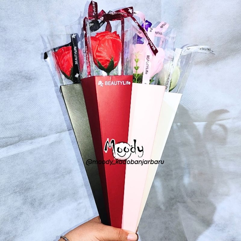Jual Box Bunga Mawar 1 tangkai | Shopee Indonesia