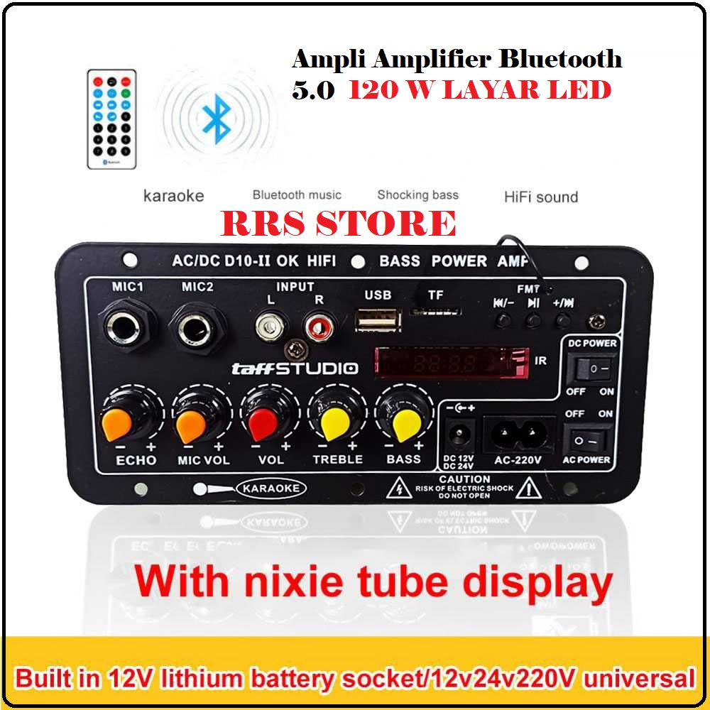 Jual TaffSTUDIO Papan Audio Amplifier Karaoke Bluetooth 5.0 with