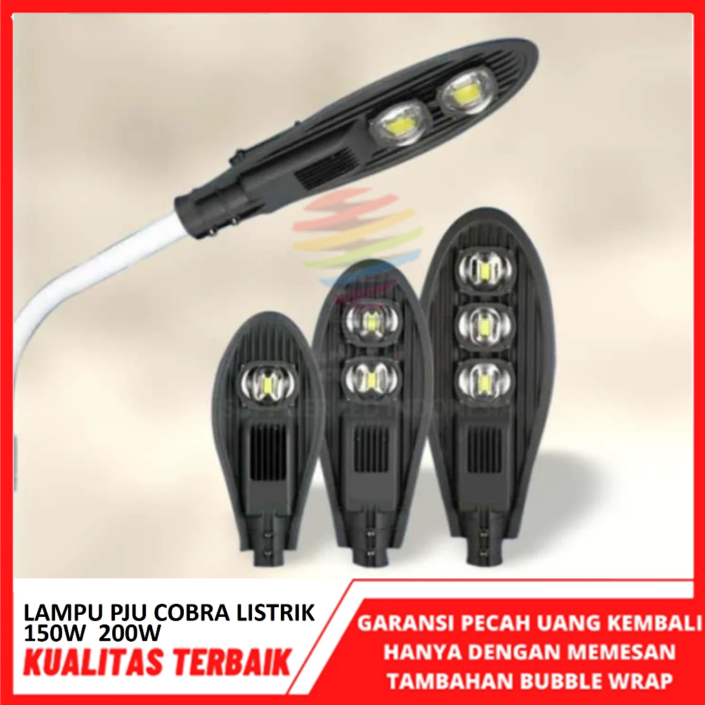 Jual Lampu Jalan Pju Cobra W W Lampu Jalan Pju Listrik W W Shopee Indonesia