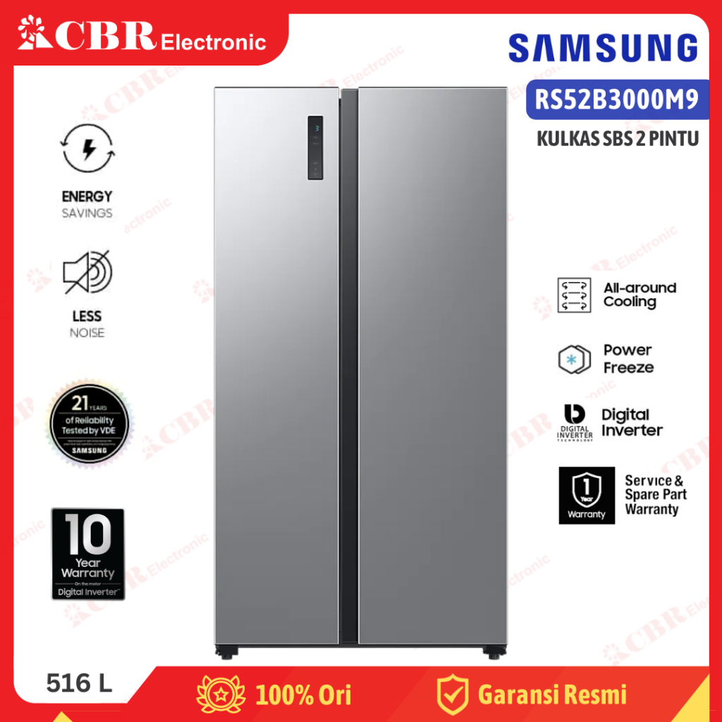 Jual Kulkas Samsung Side By Side Pintu Rs B M L Inverter Shopee Indonesia