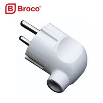 Jual BROCO Steker Arde L Bulat Putih Sideway Plug Colokan Samping 13312 ...