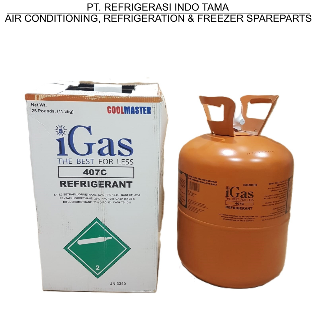 Jual Freon IGas R407C REFRIGERANT 11.3 KG / R 407C - R407 C - R 407 11 ...