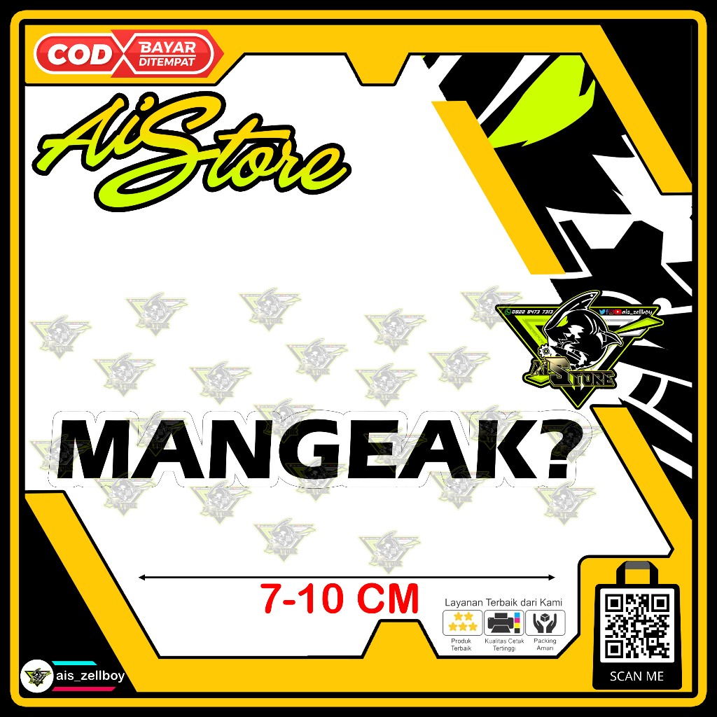 Jual Stiker Mangeak | Shopee Indonesia