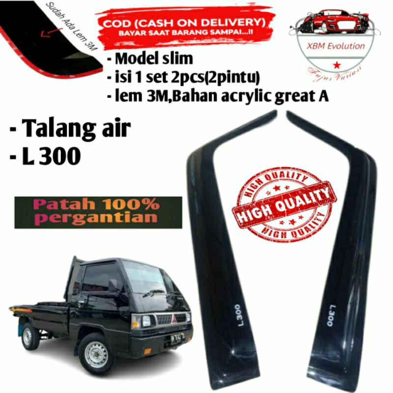 Jual Talang Air Mobil Colt L 300 Model Slim Std High Quality Shopee