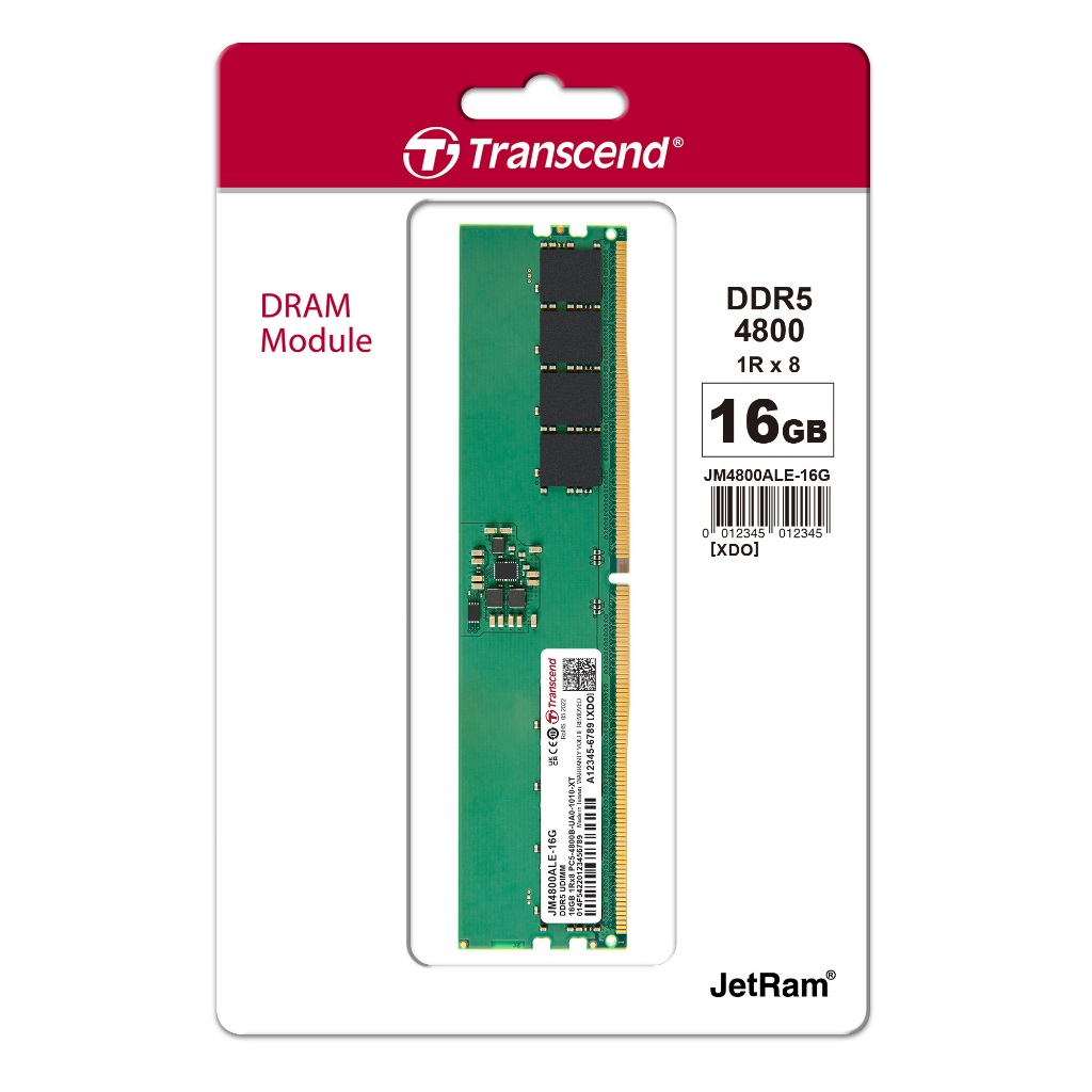 Jual Transcend DDR5 16GB 4800 MHz (JM4800ALE-16G) | Shopee Indonesia