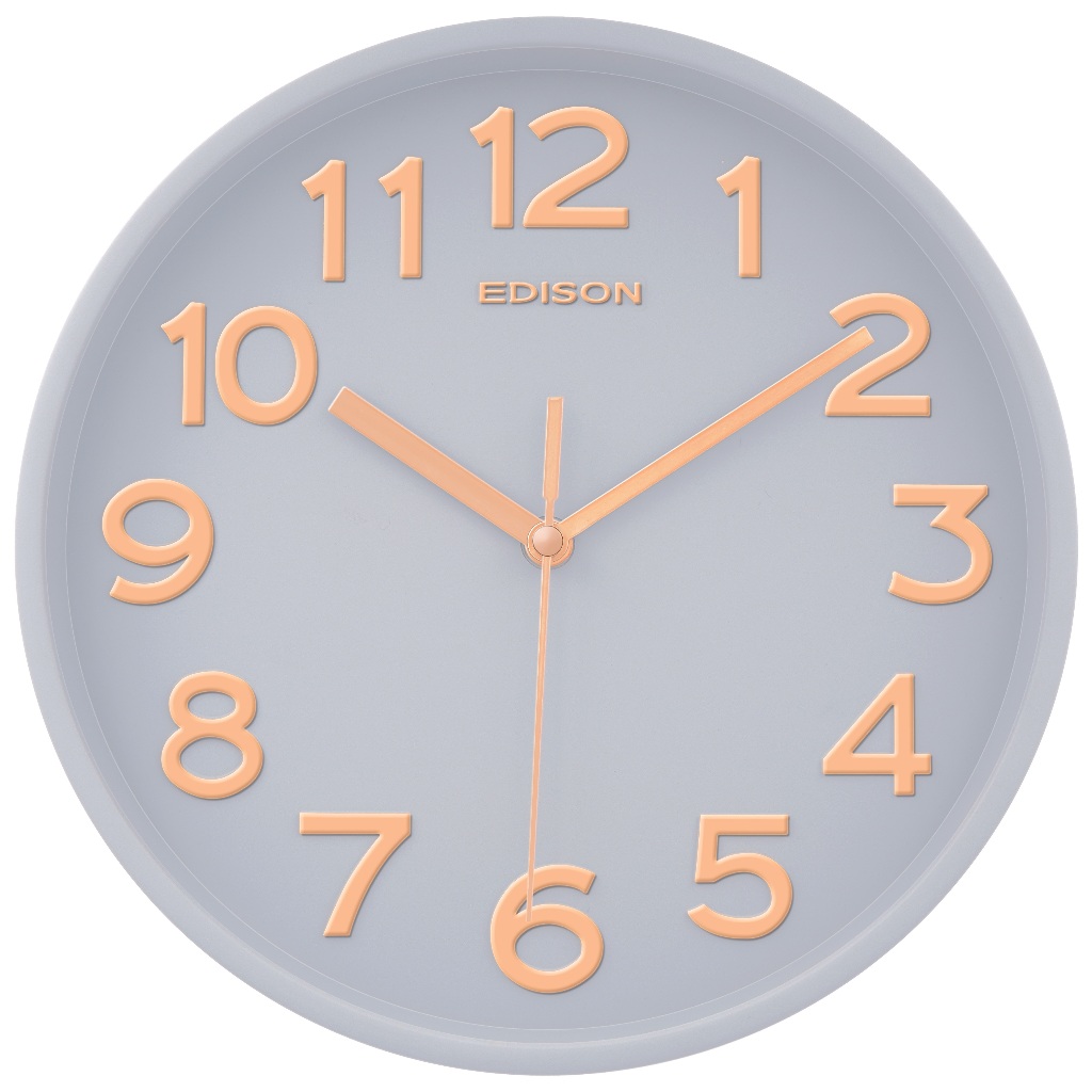 Jual Jam Dinding Edison Sweep ES 241 T70 Timbul Diameter 240mm 24cm ...