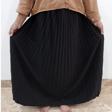 Rok Plisket Premium Dewasa Hyget Tebal All Size