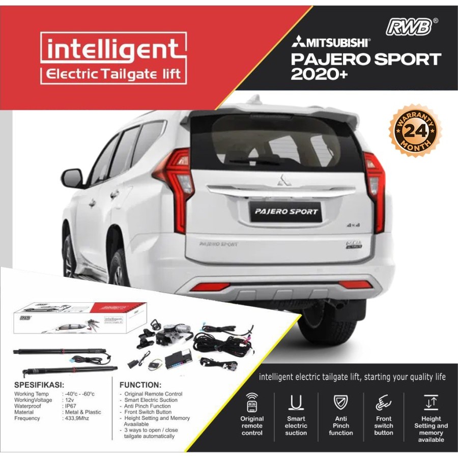 Jual POWER BACK DOOR / TAILGATE MITS. PAJERO SPORT 2021ON+ KICK SENSOR