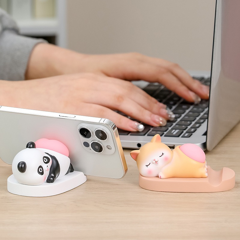 Jual Cute Squishy Animal Phone Holder Stand / Dekorasi hiasan tempat ...