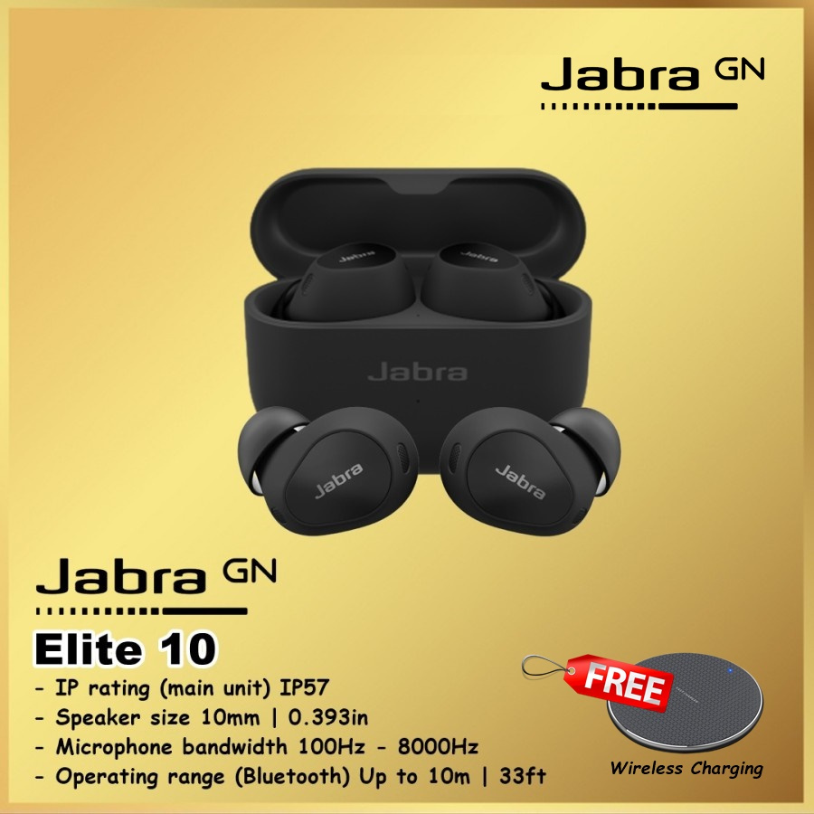 Jual Jabra Elite 10 True Wireless Bluetooth TWS Earbuds Earphones