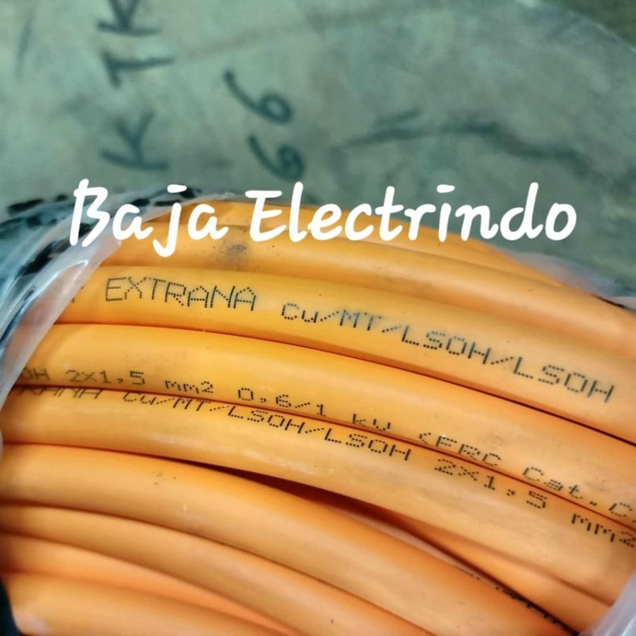 Jual Kabel Tahan Api FRC 2x1,5mm SUMIINDO/EXTRANA LSOH @100m Fire ...