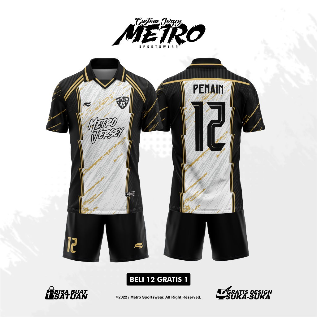 Jual Jersey Custom Design Casual Full Printing Shopee Indonesia