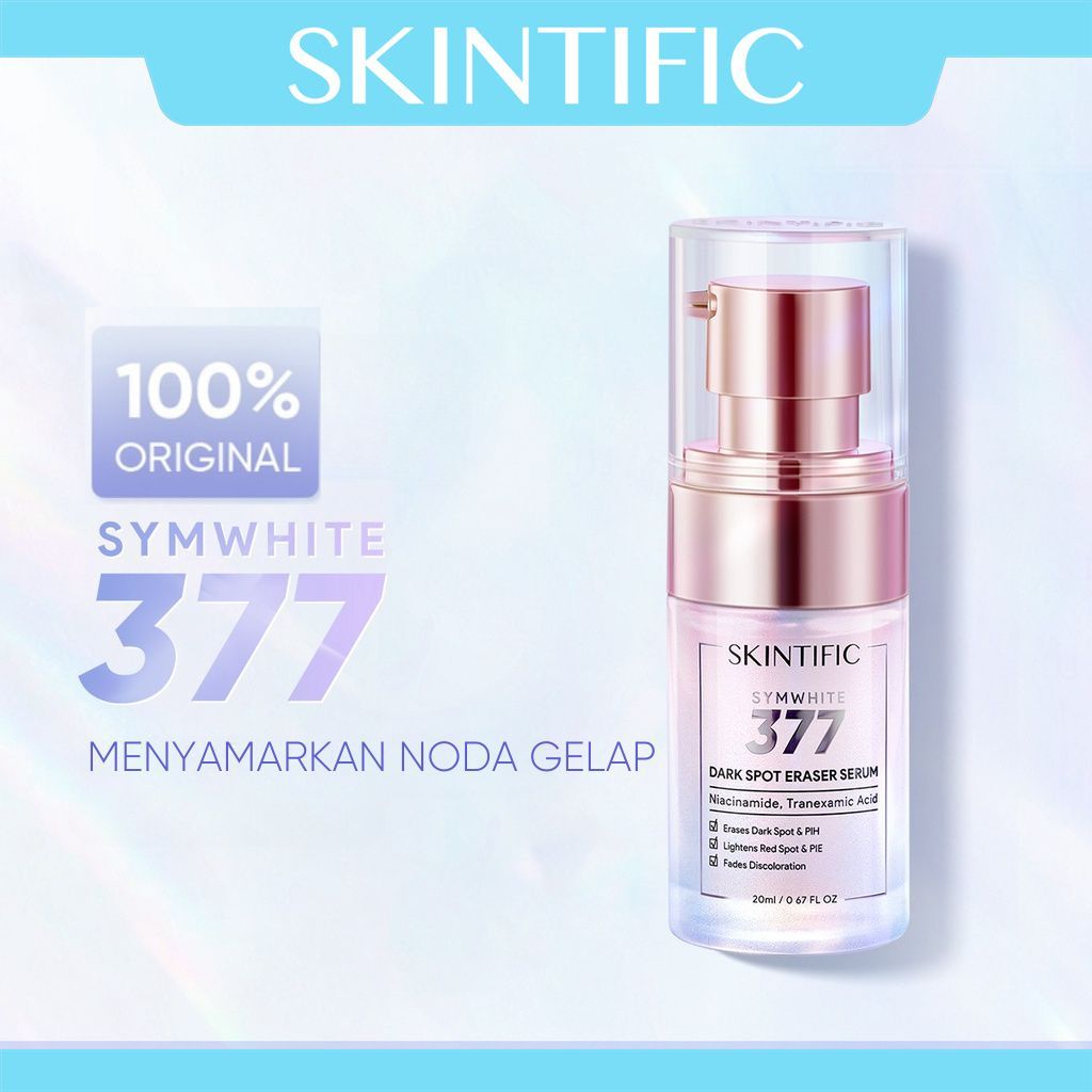 [BPOM] [100% Ori] 2PCS SKINTIFIC SymWhite 377 Dark Spot Eraser Serum 20ml Brightening Serum Whitening Serum serum pencerah serum pemutih Lightening Serum 100% Ori Skintific 377 Serum Symwhite