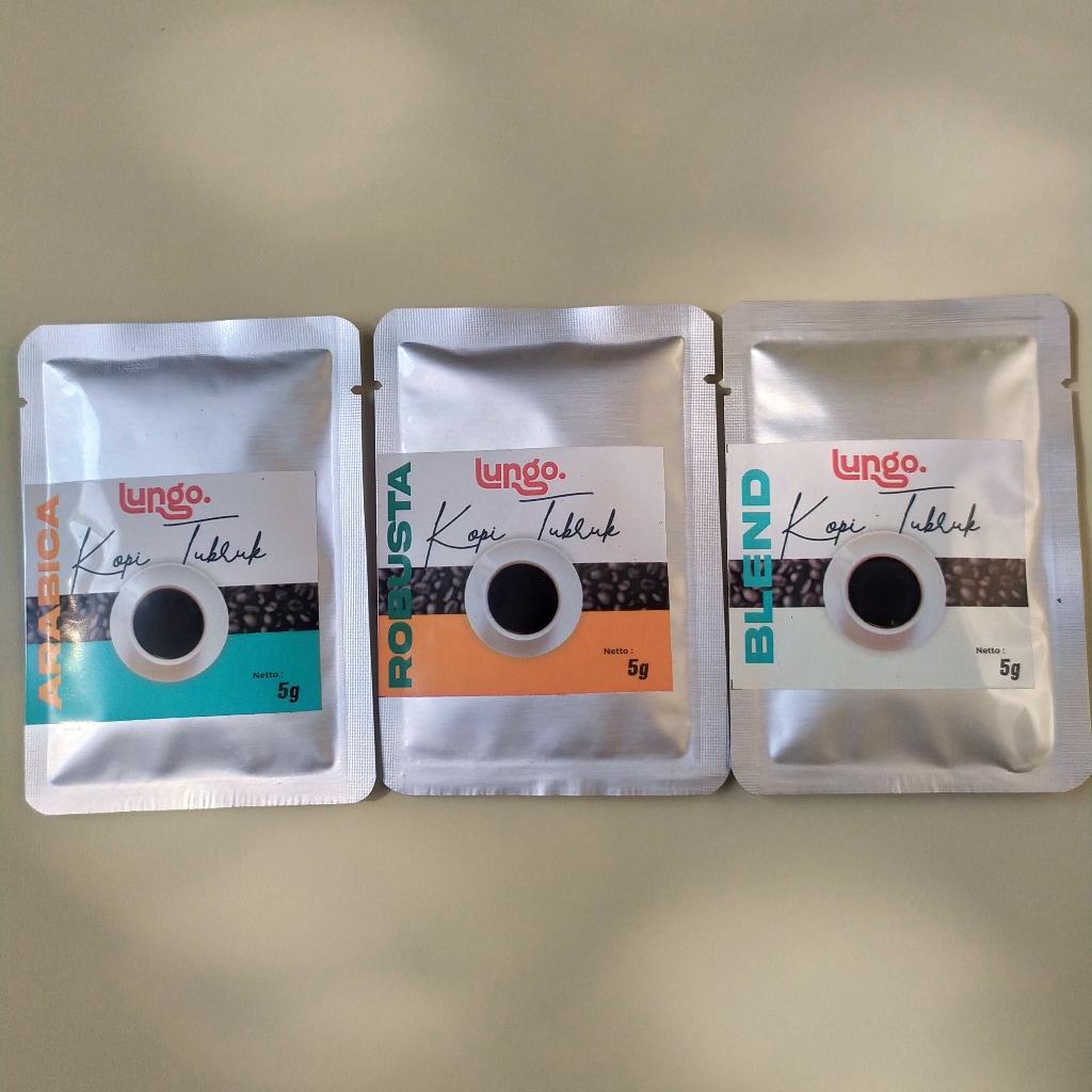 Jual Kopi Tubruk Sachet 5 gr Single Origin Sachet Murah Robusta