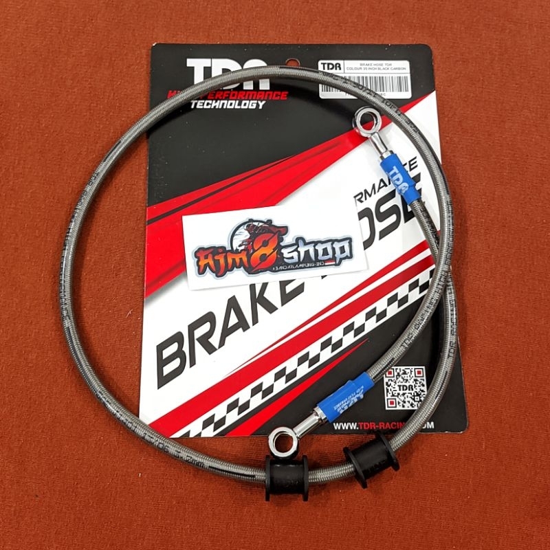 Jual Slang rem TDR 35inch/90cm carbon SILVER original | Shopee Indonesia