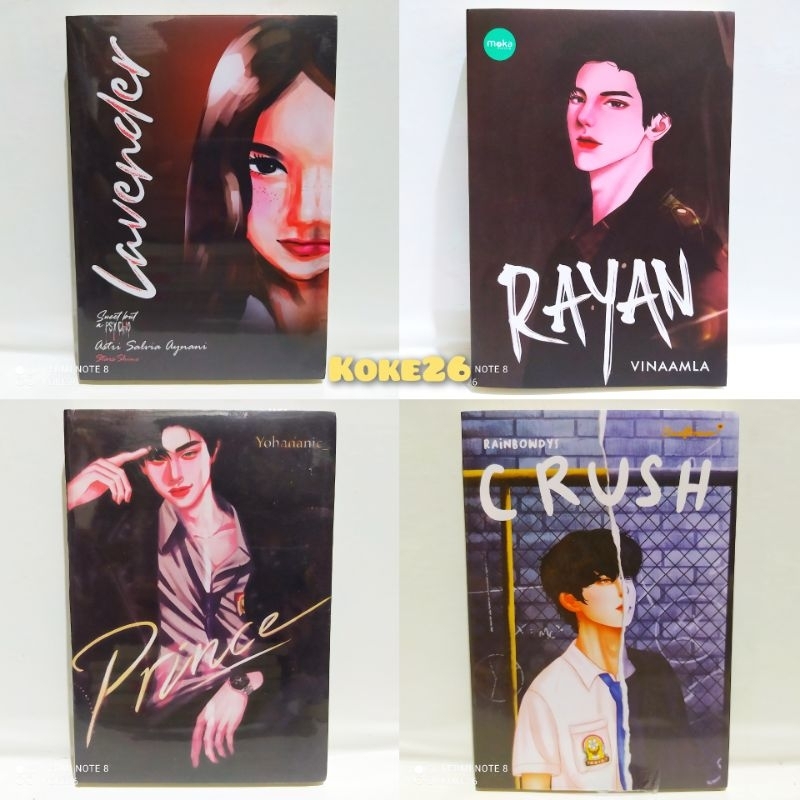 Jual Paket isi 4 Novel Lavender + Crush Rainbowdys + Rayan + Prince ...