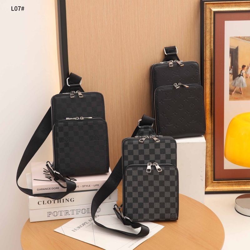 Jual tas lv pria / sling bag lv unisex /sling bag alpha wearlabre walet /  tas sling bag pria 9-94