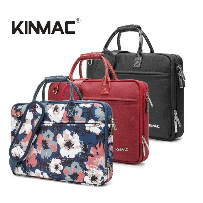 Jual Kinmac European Business Tas Laptop Canvas Selempang Full Protection Pria Wanita Ukuran 13 0564