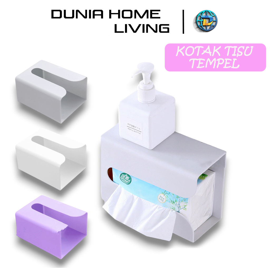 Jual Dunia Home Living Kotak Tisu Tempel Dinding Tempat Tisu Tempel